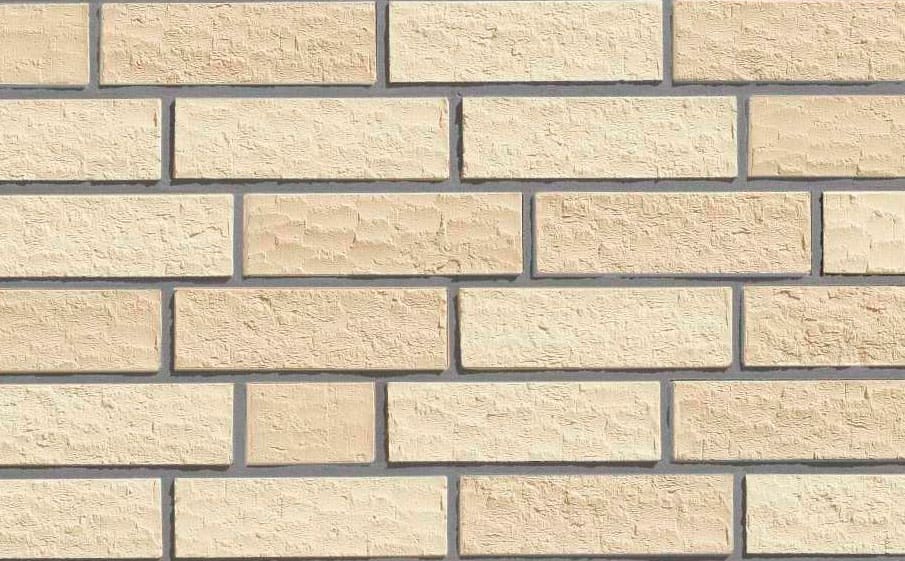 Клинкерный кирпич Roben Ravello baryt-weiss, пустотелый, гладкий, 210*100*50 мм